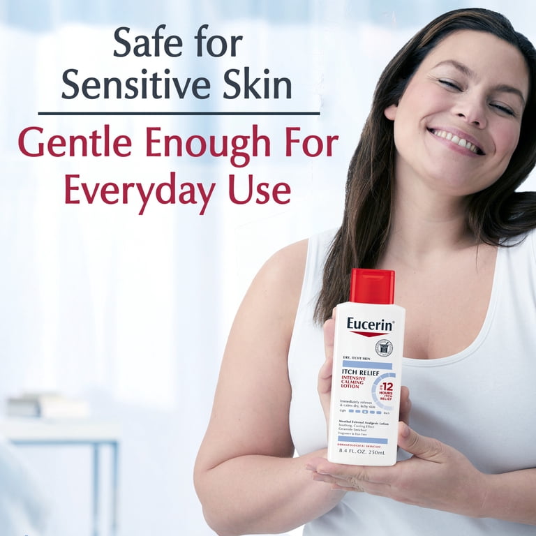 ユーセリン　スキンケアローションITCH RELIEF   敏感肌 Eucerin Itch Relief Intensive Calming Body Lotion for Dry Itchy