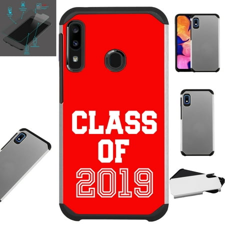 WORLD ACC Fusion Phone Case Compatible with Motorola Moto E6 Plus + Tempered Glass Hybrid TPU Phone Cover (Class of (Best Phone In The World 2019)