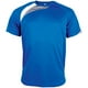 thumbnail image 1 of Kariban - Camiseta de deporte transpirable de manga corta y cuello redondo Modelo Proact Hombre Caballero - Running/Gym/Deporte (Azul Royal/Blanco/Gris), 1 of 1