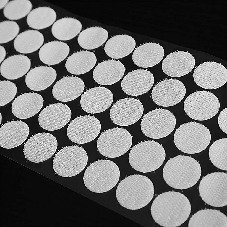 Velcro dots Transparent 1008pcs 504pairs 10mm Diameter Sticky Back Hook  loop Coins Self Adhesive Dots Tapes