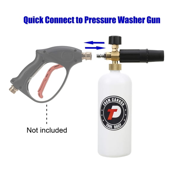 Lanza Snow Foam Tool de uso diario con botella de 1 litro pa