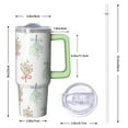 thumbnail image 2 of Xmas Gifts 30oz Stainless Steel Coffee Tumbler with Handle and Straw, Winter Holiday Mug Cup, Leak Proof Insulated Travel Cup for Adults, 2 of 5