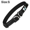 thumbnail image 2 of Dog Collars, Adjustable Pet Collar with ID Tag Ring, Safe and Comfy for Small Dogs black, 2 of 6