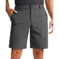 thumbnail image 4 of Mens Golf Hybrid Shorts 7 Inch Dress Stretch Hiking Flat Front Quick Dry Lightweight Board Casual Shorts with Pockets Gray XL, 4 of 5