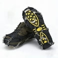 thumbnail image 2 of Vfedsrsge Black 8-Tooth Ice Cleats - 1 Pair Anti-Slip, Universal Fit for Boots & Sneakers, Snow & Ice, 2 of 5
