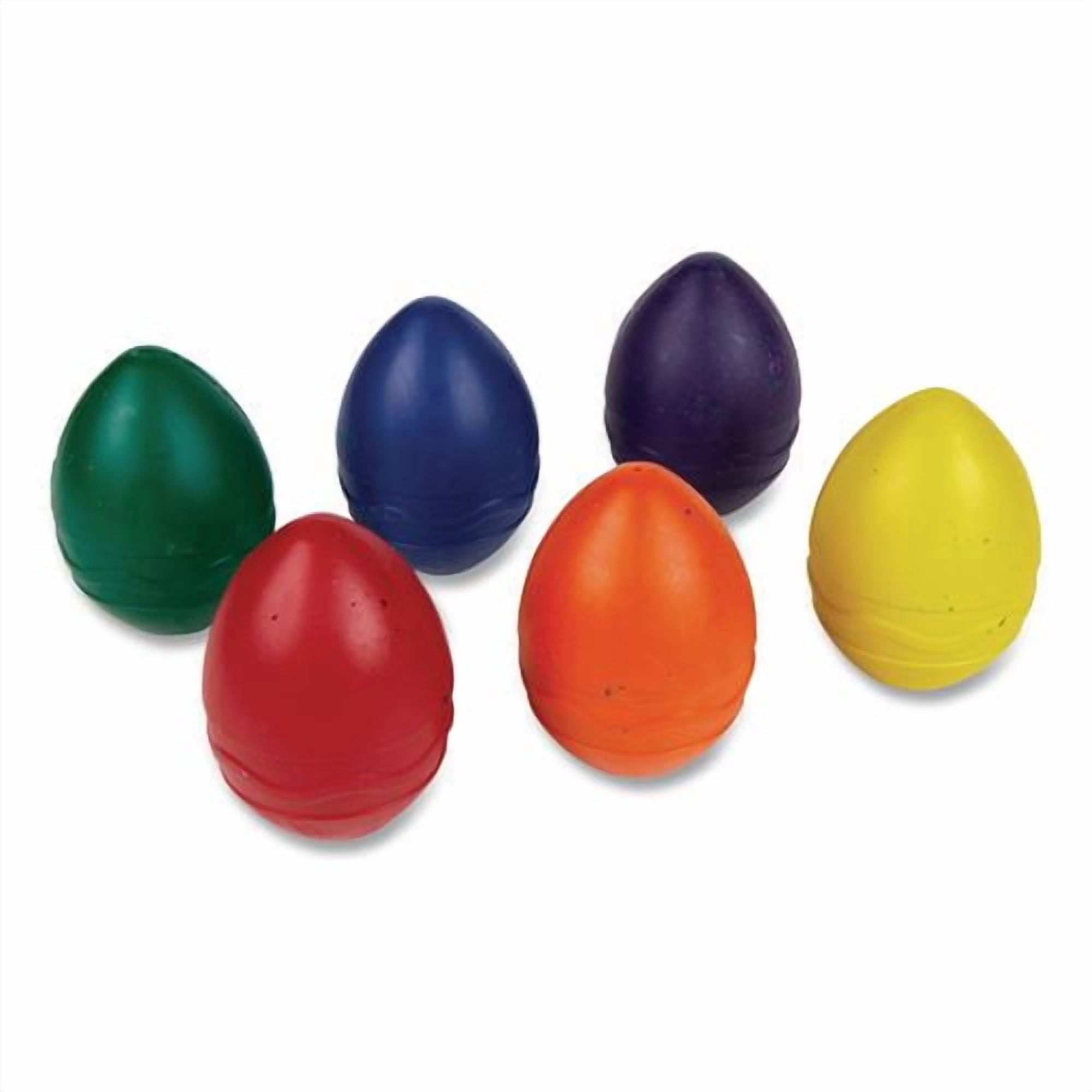 My First Washable Palm Grasp Crayons, Assorted Colors, 6/Pack | Bundle of 2