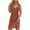 Brown, variant on Tnhcen Women's Spring/Summer Vintage Print Sleepwear Decorative Button V-neck Dress Lightweight Breathable Perfect for Sleeping/Beach/Relaxing S-2XL