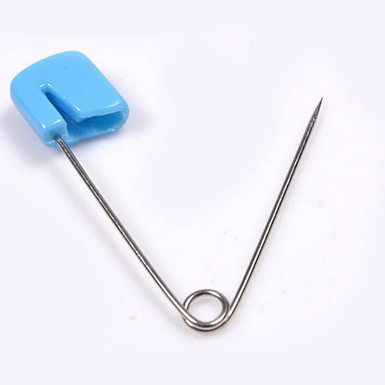 24 PC Baby Diaper Pins Safety Pin Lock Cloth Changing Locking Clip Multi Colors