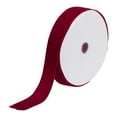 thumbnail image 1 of Unique Bargains Velvet Ribbon 1 1/2 Inch x 25 Yard Single Face Spool Silky DIY Crafts Gift Wrapping Bow Decoration Wine Red, 1 of 5