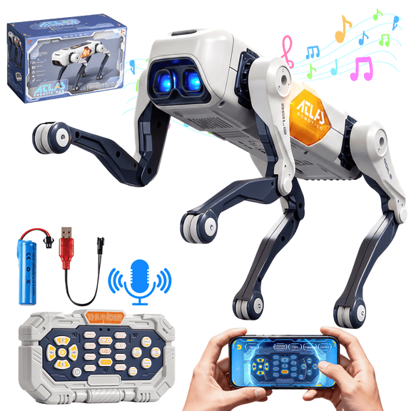 Remote Control Robot Dog Toy, RC Dog Robot Toys for Kids Boys Girls