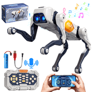 Zacro Robot Dog Toy for Kids, Interactive Remote Control Smart Robotic Pet for Boys & Girls Ages 6-12