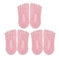 thumbnail image 1 of Calcetines invisibles Unique Bargains Five Toes 3 pares rosa, 1 of 1