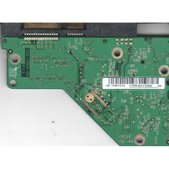 WD5000AVVS-63M8B0, 2061-701640-702 AA, WD SATA 3.5 PCB