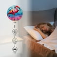 thumbnail image 4 of Battery Operated Analog Wall Clocks Non-Ticking Silent Modern Clock Decorative for Home,Office-Colorful Pink Flamingo Standing In The Water(16inch), 4 of 4