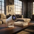 thumbnail image 4 of Rewenti Mini Projector 4K Support Portable 2026 Upgraded Smart Projector with Wifi 6 Bluetooth Wireless Screen Mirroring Built-In Speaker Outdoor Movie Projector, 4 of 6
