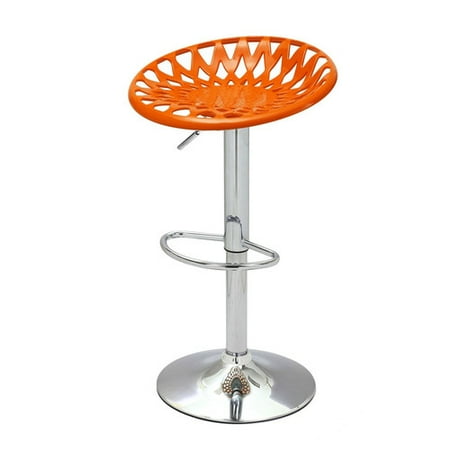 Adeco Trading Adjustable Height Swivel Bar Stool (Set of 2)