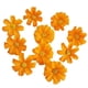 thumbnail image 2 of 10 cabezas de margaritas artificiales, flores falsas, decoración floral para festivales y manualidades. naranja, 2 of 7