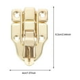 thumbnail image 2 of SHOWERORO 15Pcs Small Hasp for Jewelry Box Hasp Lock Iron with Duckbill Shape for Packaging Projects 6.20X4.00X1.50CM, 2 of 8