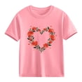 thumbnail image 1 of hengsof T-shirt Imprimé à Manches Courtes pour Enfants, 1 of 3