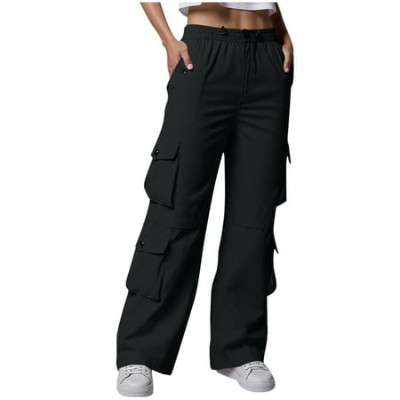 Travel Pants Women Cargo Pants Women Baggy Jeans Cheap Womens Casual Pants Petite Flare Pants For Women Jeans Plus Size Sweatpants Women Baggy Wide Leg Pockets My Item