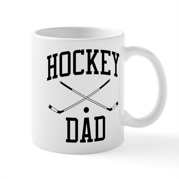 CafePress - Hockey Dad - 11 oz Ceramic Mug - Novelty Coffee Tea Cup