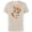 Natural, variant on Disney Mickey Goofy Donald & Pluto Game Time Football Sports - Short Sleeve Cotton T-Shirt for Adults - Customized-Red