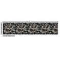 thumbnail image 3 of Ambesonne Hawaiian Fabric by the Yard Upholstery, Simplified Hibiscus Leaves, 10 Yards, Pale Sepia Charcoal Grey, 3 of 5
