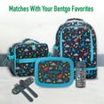 thumbnail image 6 of Bentgo Kids Utensil Set - Reusable Plastic Fork, Spoon, & Storage Case Made From BPA-Free Materials, Dishwasher Safe - Ideal for School Lunch, Travel, Outdoor Use (Safari), 6 of 6