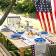 thumbnail image 2 of Table Runner Dresser Scarves 72 Inch Long,Watercolor Vintage Red Truck Flower Linen Dining Table Runners American Flag Checkered Tabletop Scarf for Wedding Holiday Party Kitchen, 2 of 7