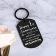 thumbnail image 2 of 1 Year Anniversary Boyfriend Gifts for Girlfriend Couple I Love You Gifts Keychain for Him Her 1st Wedding Anniversary Keyring Keepsake Valentines Gifts for Women Men Husband Birthday Gifts from Wife, 2 of 6