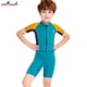 thumbnail image 5 of Niños trajes de baño Sunprotection Traje de buceo ultrafino Neopreno Nylon traje de baño de una sola pieza para el buceo juvenil Snorkeling Surfing Natación amarillo XXL Inevent OD003672-05, 5 of 7