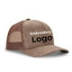 thumbnail image 2 of Adult men solid curved visor cap Custom mesh trucker hat Golf sports hat Women snapback hat Breathable baseball cap with logo10pcs embroidery Gao Jinjia LED, 2 of 2