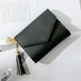 thumbnail image 2 of Portefeuille Bifold pour Filles en Faux Cuir avec Pompon Porte-Cartes Portefeuille Compact, 2 of 10