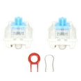 thumbnail image 3 of Interrupteurs 10 Pcs Interrupteurs de Clavier Interrupteur Bleu Structure Exquise pour Remplacement Interrupteurs Mécaniques DIY, 3 of 7