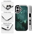 thumbnail image 3 of Compatible with iPhone 11 12 13 mini 14 15 16 Pro Max Plus Wallet Case with Card Holder, PU Leather Kickstand Card Slots Case ( Butterfly Ocean, iPhone 16 Pro Max), 3 of 7