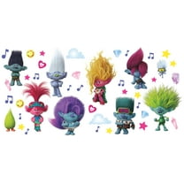 DreamWorks Trolls 3 Band Together with Glitter Wall Decals