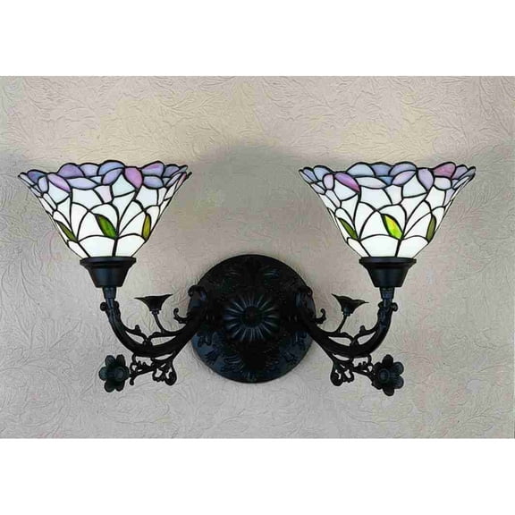 27391 Meyda 12.5"W Daffodil Bell 2 Lt Wall Sconce.613