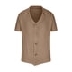 thumbnail image 2 of Blusa de Manga Corta de los Hombres Turndown Collar Botón Superior, Ligero Y Casual Mangas de Mano para los Hombres, 2 of 5