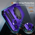 thumbnail image 5 of Allytech Case for iPhone 15 Plus - 360° Rotatable Magnetic Ring Stand - Compatible with MagSafe - Military-Grade Protection - Anti-Scratch & Anti-Fingerprint - Slim Fit Cover (Purple), 5 of 11