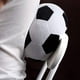 thumbnail image 5 of BRIGHTFUFU Juguete de peluche creativo con forma de balón de fútbol, juguete de dibujos animados de fútbol, juguete de peluche de fútbol, 5 of 7