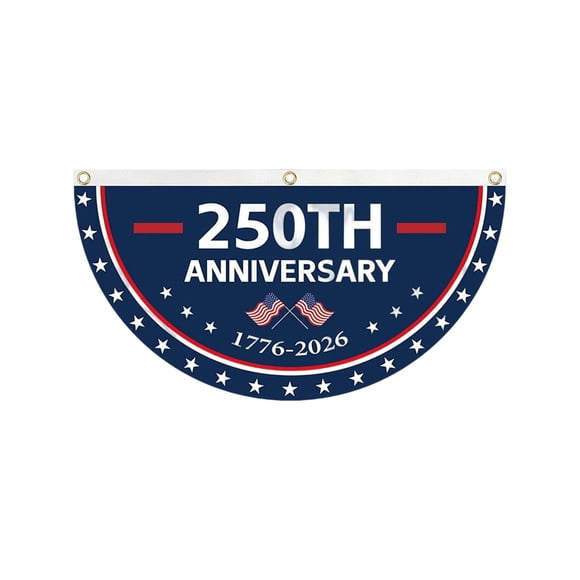 TIELUTT Anniversary Celebration Banner for Party and Events with Customizable Design Christmas Flag 3x5 Outdoor Christmas Flag 28x40 Pennant Flags Happy Easter Garden Flag Triangular Flags on A Strin