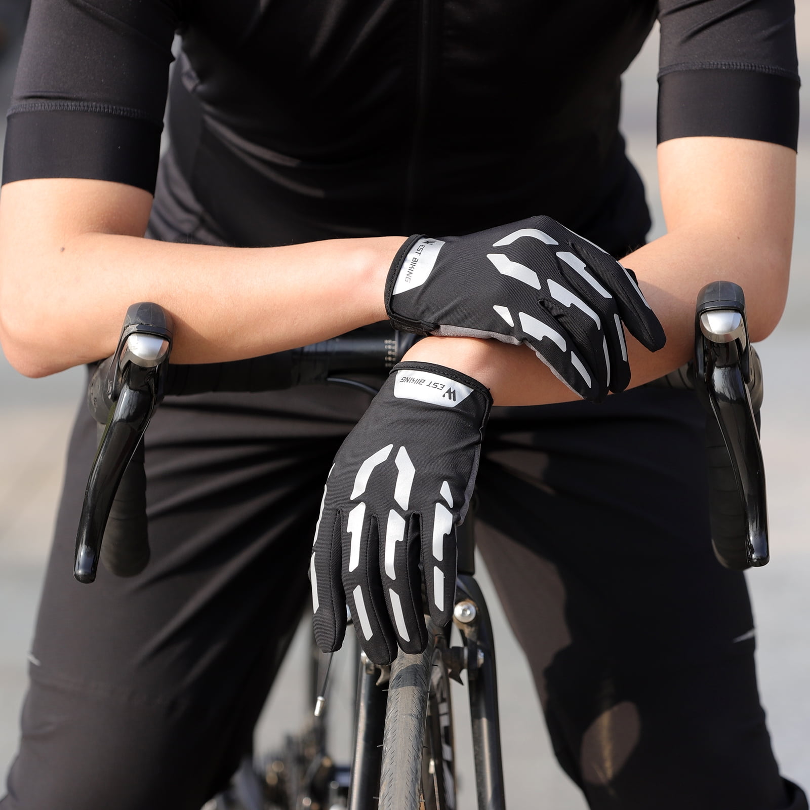楽天市場】WESTRIDE [-DD CYCLE LONG GLOVE- BLK size.XS,S,M,L