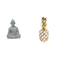 thumbnail image 1 of Estatua de mono,Estatua de Buda Mono para Interiores y Exteriores Budista,Figuras en miniatura meditando para decorar el jardín de casa.,Estatua de resina,Estatua de resina para decoración, 1 of 8