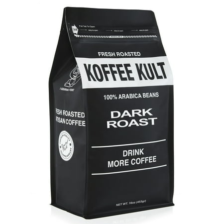 Koffee Kult Coffee Beans Dark Roast - Great Gift (Best Coffee Beans Gift)
