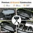 thumbnail image 3 of Portable 2-Burner Propane Gas Grill, Foldable and Stand-up for Backyard Cooking - Brand-Man Grills, Black, 3 of 9