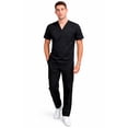 thumbnail image 2 of Conjunto Uniforme Médico Hombre Hugo Negro CH Filipina Pantalón Quirúrgico Cómodo scrub, 2 of 4