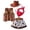 Brick Red-11, variant on Kids Girls Halloween Toddler Cowgirl Western Style Vest Outfit Set 3 Pieces Cowboy Woody Suit for Dress