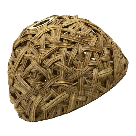 Raindrops Imitation Rattan Lampshade Woven Pendant Light Cover Rattan Pendant Lamp Shade Light Fixture Rattan Shade For Home Restaurant Cafe