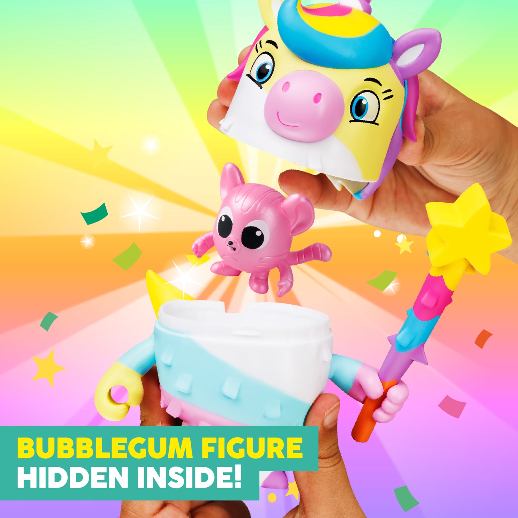 Pinata Box - Luna the Unicorn Figure 5" Pinata Character W/ Stick