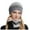 Grey, variant on USB Rechargeable Heated Beanie with Detachable Neck Warmer - Adjustable Temperature Winter Hat for Outdoor & Cold Weather
